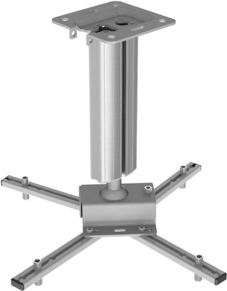 Kindermann Premium 30 - Klammer - für Projektor - Aluminium - weiß, RAL 9003 - Deckenmontage