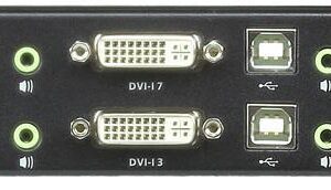 ATEN CL6708MW - KVM-Konsole mit KVM-Switch - 8 Anschlüsse - USB - 43,9 cm (17.3") - Rack - einbaufähig - 1920 x 1080 - DVI-I - 1U (CL6708MW D)