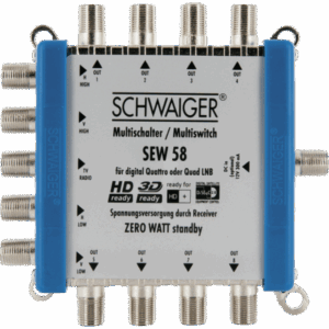 Schwaiger SEW58 531 - 950 - 2150 MHz - 5 - 790 MHz - F - 14V - 18V - -20 - 65 °C (SEW58 531)