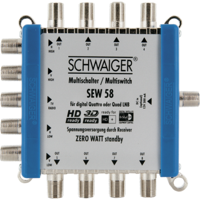 Schwaiger SEW58 531 - 950 - 2150 MHz - 5 - 790 MHz - F - 14V - 18V - -20 - 65 °C (SEW58 531)