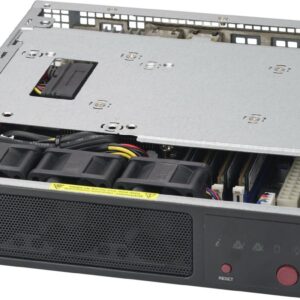 Super Micro Supermicro SC101F - Ultra Small Form Factor - Mini-ITX - ohne Netzteil - Schwarz (CSE-101F)