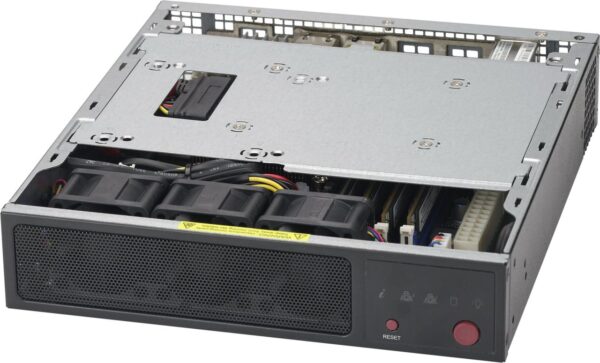 Super Micro Supermicro SC101F - Ultra Small Form Factor - Mini-ITX - ohne Netzteil - Schwarz (CSE-101F)