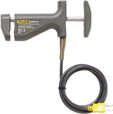 BEHA Fluke Temperaturfühler mit Klemmbefestigung, 6 ... 35 mm, Oberfläche, Typ K, -29 ... 149°C (80PK-8)