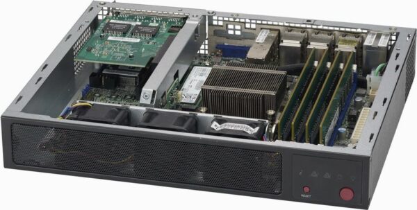 Super Micro Supermicro SCE300 - Rack - einbaufähig - 1U - FlexATX - Schwarz (CSE-E300)