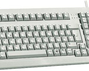 CHERRY G80-1800 - Tastatur - PS/2, USB - GB - Hellgrau