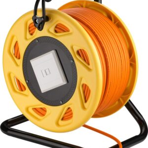 Wentronic goobay - Netzwerkkabel - RJ-45 (W) zu RJ-45 (W) - 90,0m - SFTP, PiMF -Cat.7a Rohkabel - halogenfrei, robust (58938)
