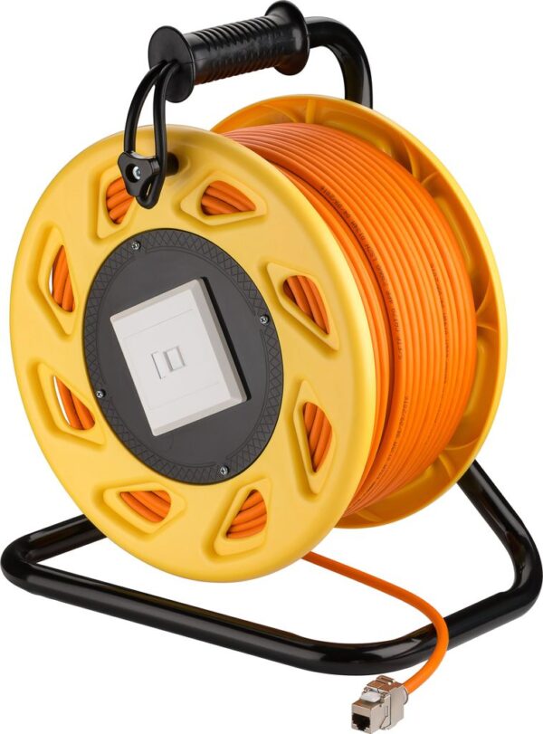 Wentronic goobay - Netzwerkkabel - RJ-45 (W) zu RJ-45 (W) - 90,0m - SFTP, PiMF -Cat.7a Rohkabel - halogenfrei, robust (58938)