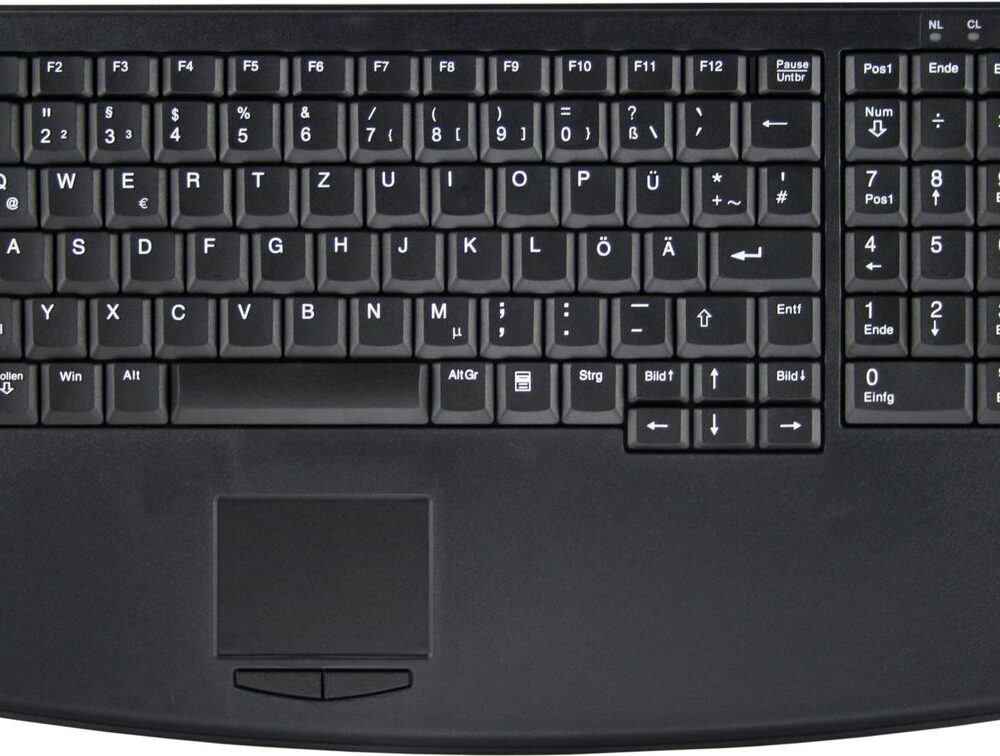 Active Key IndustrialKey AK-7410 - Tastatur - USB - Deutsch - Schwarz