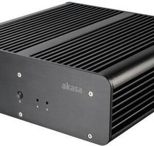 Akasa Pascal MV Schwarz Computer-Gehäuse (A-NUC24-M1B)