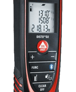 Leica DISTO D2 - Laser-Entfernungsmesser - 100 m (837031)