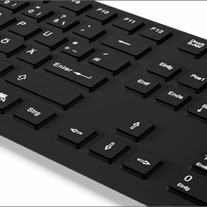 KeySonic KSK-8030" USB QWERTY Englisch Schwarz (28081)