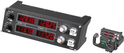 Logitech Flight Radio Panel - Flugsimulator-Instrumentenbrett - kabelgebunden - für PC (945-000011)