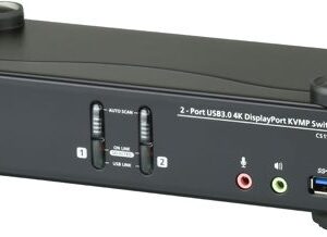 ATEN CS1922 2-Port USB 3.0 4K DisplayPort KVM Switch (CS1922)