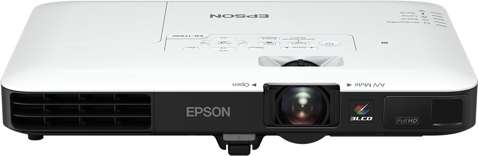 Epson EB-1795F - 3-LCD-Projektor - tragbar - 3200 lm (white) - 3200 lm (Farbe) - Full HD (1920 x 1080) - 16:9 - HD 1080p - 802.11n wireless / NFC / Miracast
