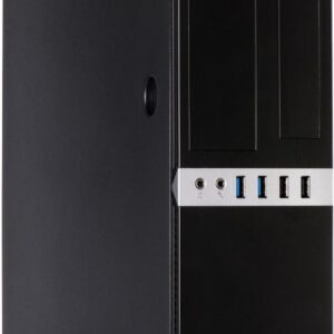 Inter-Tech IT-503 - SFF - Mini-ATX - keine Spannungsversorgung (TFX12V) - mattschwarz - USB/Audio (88881270)