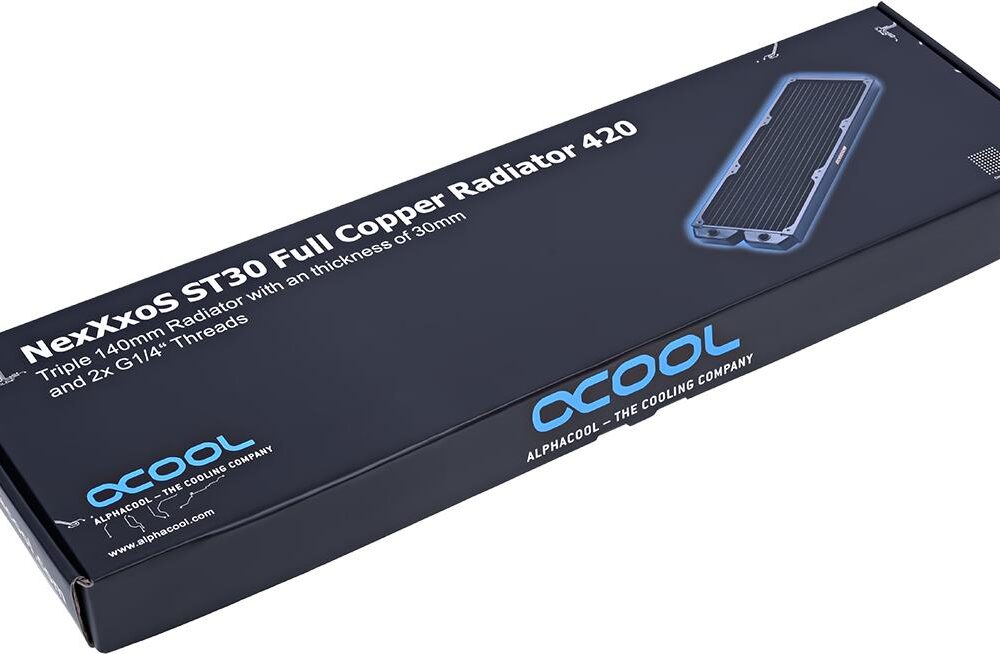 Alphacool NexXxoS ST30 Full Copper 420mm - Kühlsystem - Schwarz