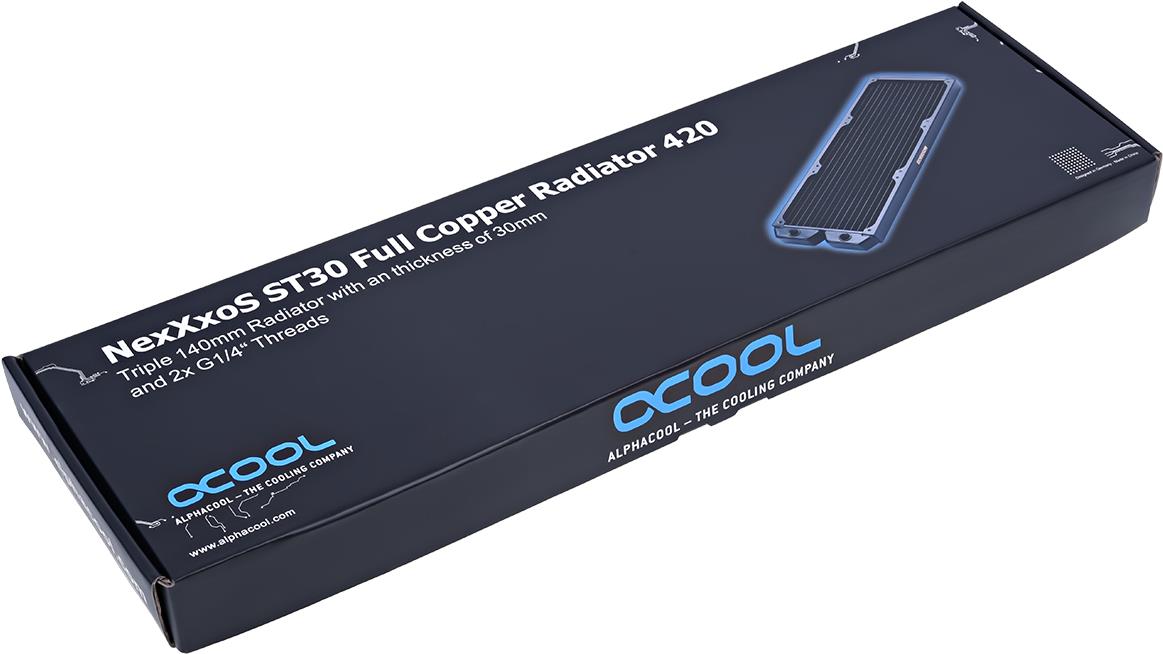 Alphacool NexXxoS ST30 Full Copper 420mm - Kühlsystem - Schwarz