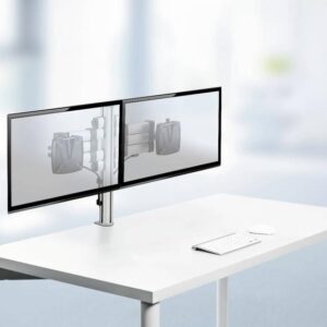 Novus 968+0119+000 - Flat panel mount arm - 10 kg - 75 x 75,100 x 100 mm - Aluminium - Anthrazit - Silber (968+0119+000)