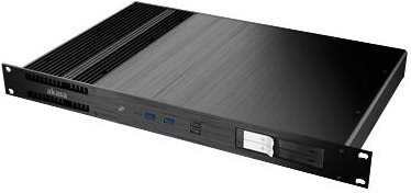 Akasa Galileo TU1 - USFF - 1U - Thin mini ITX - keine Spannungsversorgung - Anodized Black - USB