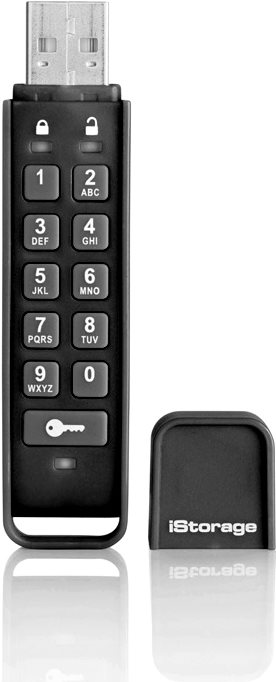 iStorage datAshur Personal2 - USB-Flash-Laufwerk - verschlüsselt - 64GB - USB3.0 (IS-FL-DAP3-B-64)