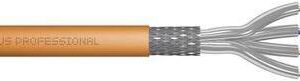 DIGITUS S-FTP PIMF Netzwerk InstallationskabelCat.7 Rohkabel simplex 4x2xAWG23/1 100 Ohm LSOH orange RAL2000 100m Rolle (DK-1743-VH-1)