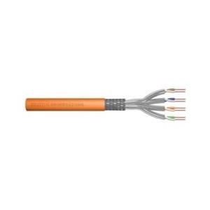 DIGITUS Professional - Bulkkabel - 100 m - SFTP, PiMF -Cat.7 Rohkabel - orange, RAL 2000