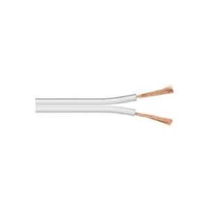 MicroConnect - Bulk-Lautsprecherkabel - 2,5 mm² - 100,0m - weiß (AUDSPEAKER2-100C)