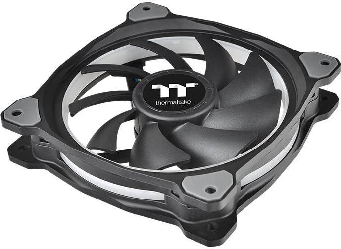 Thermaltake Riing PLUS 14 LED RGB Radiator Fan TT - Premium Edition - Gehäuselüfter - 140 mm (Packung mit 3)