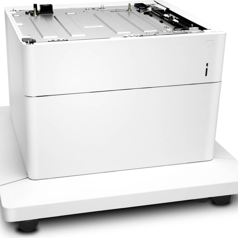 HP Paper Feeder and Stand - Druckerbasis mit Medienzuführung - 550 Blätter in 1 Schubladen (Trays) - für Color LaserJet Enterprise M652dn, M652n, M653dn, M653x (P1B10A)