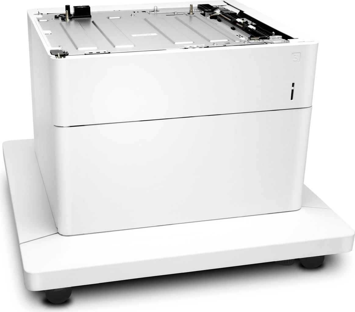 HP Paper Feeder and Stand - Druckerbasis mit Medienzuführung - 550 Blätter in 1 Schubladen (Trays) - für Color LaserJet Enterprise M652dn, M652n, M653dn, M653x (P1B10A)