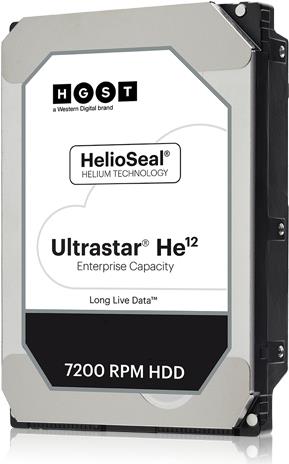 WD Ultrastar DC HC520 HUH721212AL5204 - Festplatte - 12TB - intern - 3.5" (8,9 cm) - SAS 12Gb/s - 7200 U/min - Puffer: 256MB (0F29532)