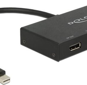 Delock DisplayPort 1.2 Splitter 1 x mini DisplayPort in > 4 x DisplayPort out 4K (87693)