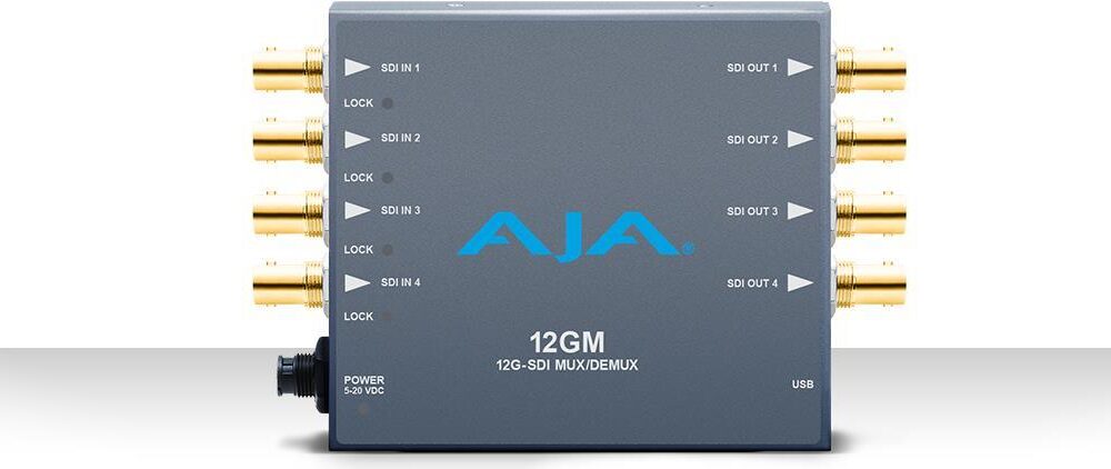 AJA 12GM Videosignal-Konverter 4096 x 2160 Pixel (12GM)
