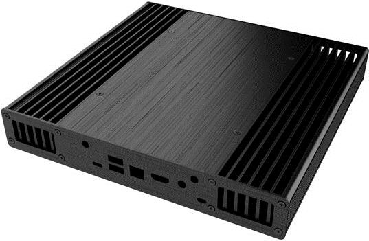 Akasa Plato X7 - Ultrakompakter Formfaktor - UCFF - USB/Audio (A-NUC37-M1B)