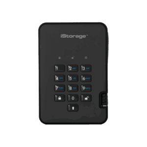iStorage diskAshur 2 - Festplatte - verschlüsselt - 500 GB - extern (tragbar) - USB 3.1 Gen 1 - 5400 U/min - Puffer: 8 MB - 256-Bit-AES, FIPS 197 - Phantomschwarz