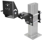 Getac - Montagekomponente (Dualgreifer, kleine Platte, 7,60cm (3") Arm) - rechteckiges Hubelement