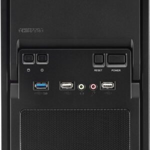 Chieftec LIBRA Series LT-01B - Tower - micro ATX 350 Watt - Schwarz - USB/Audio (LT-01B-350GPB)