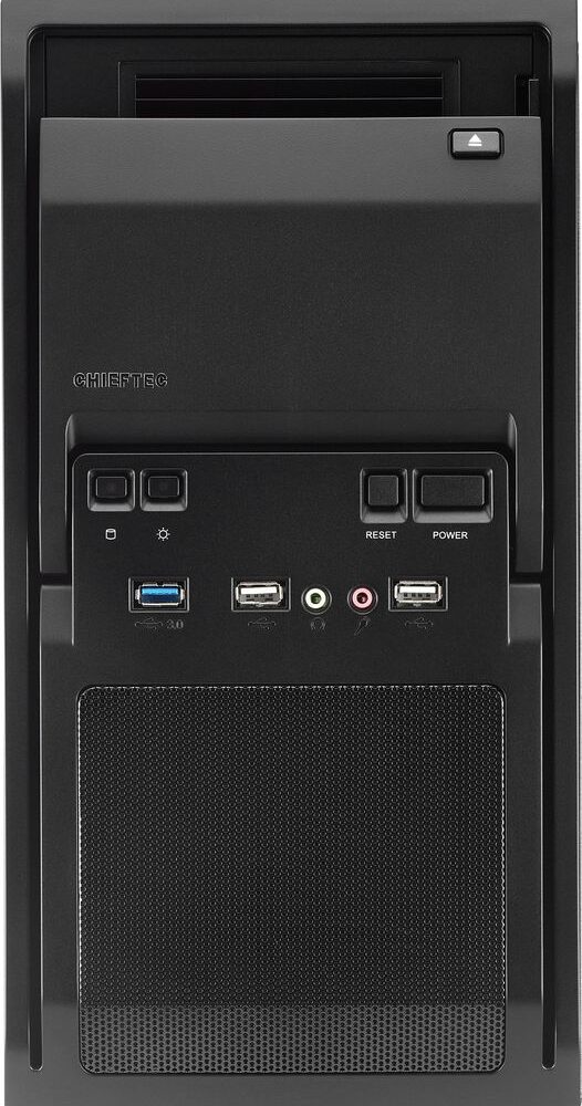 Chieftec LIBRA Series LT-01B - Tower - micro ATX 350 Watt - Schwarz - USB/Audio (LT-01B-350GPB)