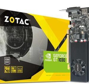 ZOTAC GeForce GT 1030 - Grafikkarten - GF GT 1030 - 2GB GDDR5 - PCIe 3.0 - DVI, HDMI (ZT-P10300A-10L)