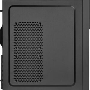 SilverStone Precision PS13 - Tower - ATX - ohne Netzteil (ATX / PS/2) - Schwarz - USB/Audio (SST-PS13B)