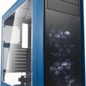 Fractal Design Focus Series G - Tower - ATX - ohne Netzteil (ATX) - Petrolblau - USB/Audio (FD-CA-FOCUS-BU-W)
