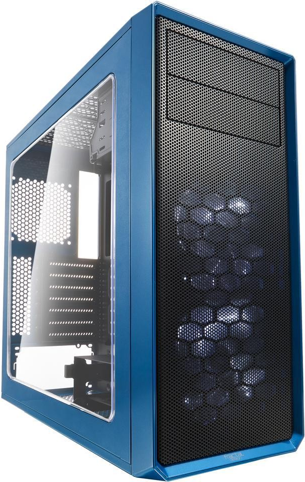 Fractal Design Focus Series G - Tower - ATX - ohne Netzteil (ATX) - Petrolblau - USB/Audio (FD-CA-FOCUS-BU-W)