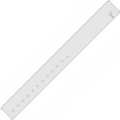Zebra Z-Band QuickClip - Polypropylen (PP) - beschichtet - weiß - 30,16 x 279,4 mm 960 Etikett(en) (4 Rolle(n) x 240) Armbänder (10027730K)