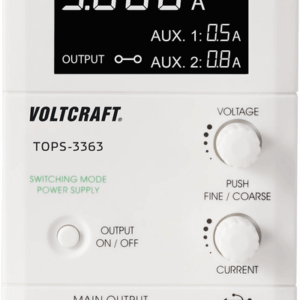 VOLTCRAFT Labornetzgerät, einstellbar TOPS-3363 1 - 36 V/DC 0.25 - 3 A 100 W schmale Bauform Anzahl Ausgänge 3 x (TOPS-3363)