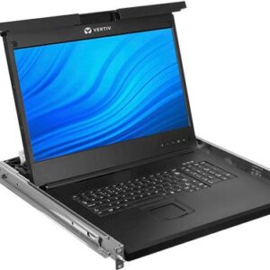 Vertiv Avocent Local Rack Access - KVM-Konsole mit KVM-Switch - 8 Anschlüsse - USB - 47cm (18.5") - Rack - einbaufähig - 1366 x 768 - 250 cd/m² - VGA - 1U (LRA185KMM8D-205)