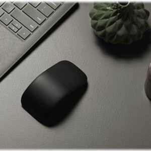 Microsoft Surface Arc Maus - Maus - optisch - 2 Tasten - drahtlos - Bluetooth 4.0 - Schwarz