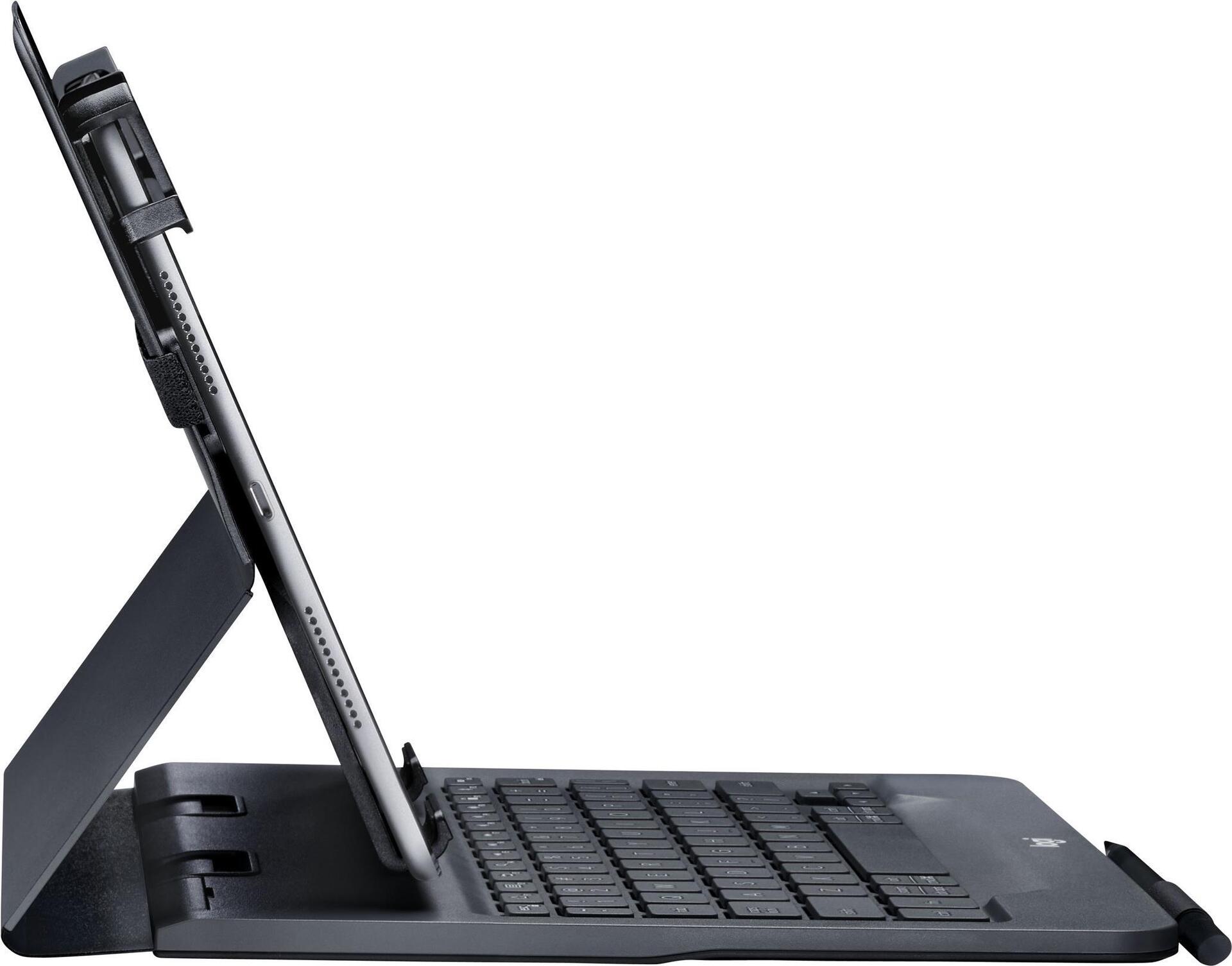 Logitech Universal - Tastatur und Foliohülle - drahtlos - Bluetooth 3.0 - UK QWERTY