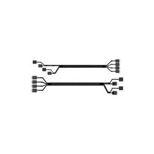 Intel - SATA- / SAS-Kabel - 4i MiniLink SAS (SFF-8611) (M) gerade bis 4i MiniLink SAS (SFF-8611) (M) rechtwinklig - 72.5 cm (Packung mit 2)