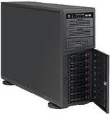 Supermicro SC743 AC-668B - Full Tower - 4U - Erweitertes ATX - SATA/SAS - Hot-Swap 668 Watt - Schwarz - USB
