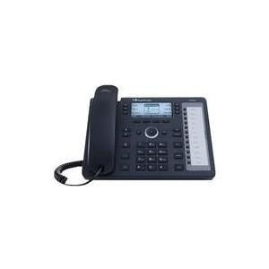 AudioCodes 430HD SIP IP Phone - VoIP-Telefon - dreiweg Anruffunktion - SIP, SDP - 6 Leitungen - Schwarz (UC430HDEG)